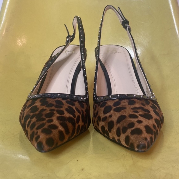 Marc Fisher Faux Cheetah Hair Slingback Heel - Picture 3 of 11